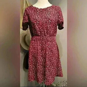 Michael Kors Multi-Color Floral Dress-Size Smal